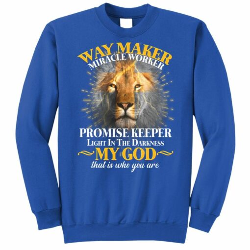 way maker miracle worker sweatshirt