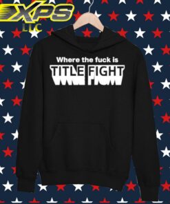 title fight hoodie