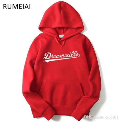 dreamville red hoodie