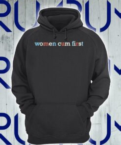 women cum first hoodie