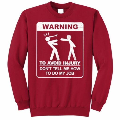 job sweatshirts